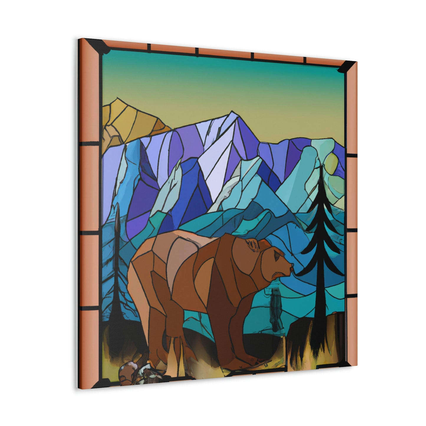 Bear of Gleaming Gold - Canvas