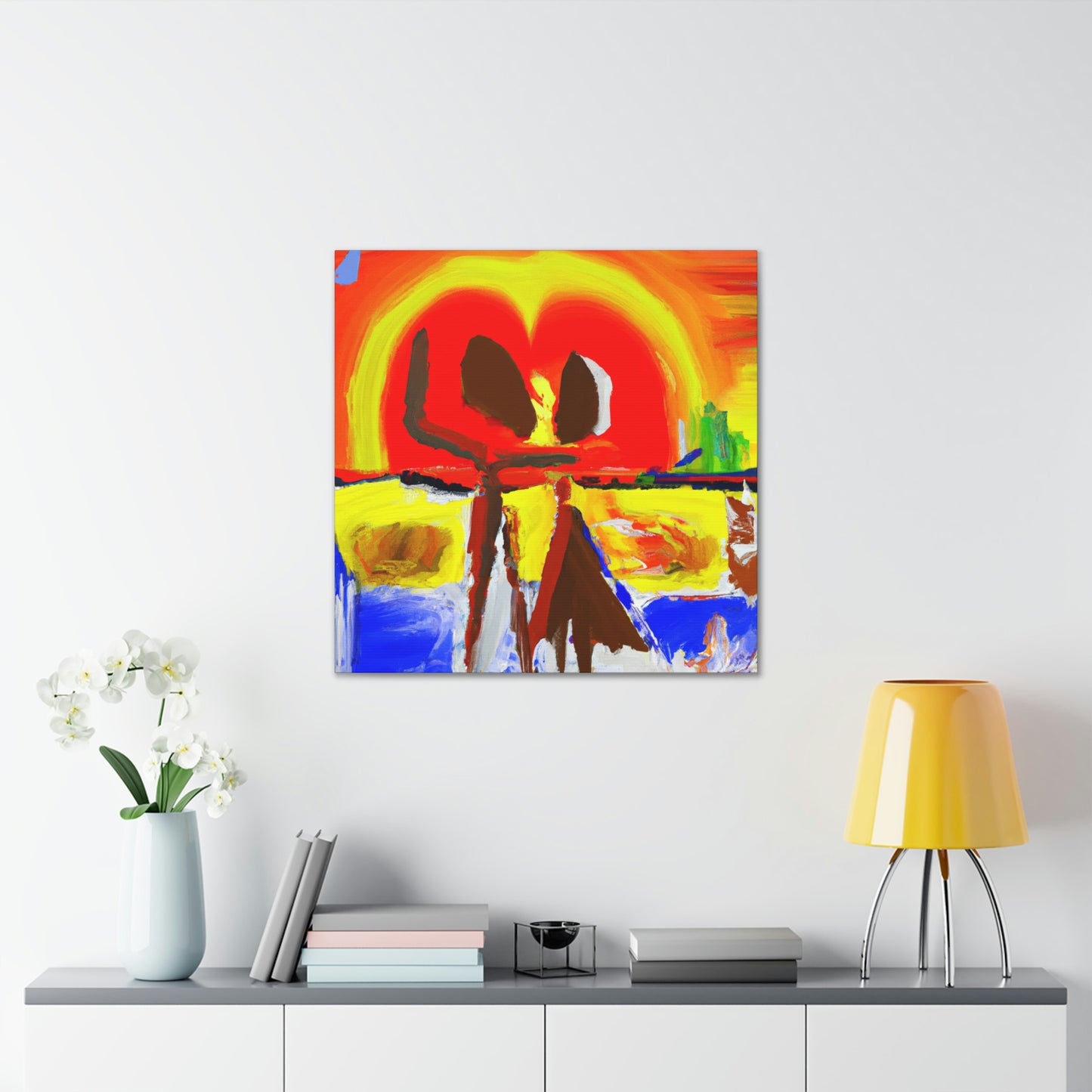 Love at Sunset - Canvas