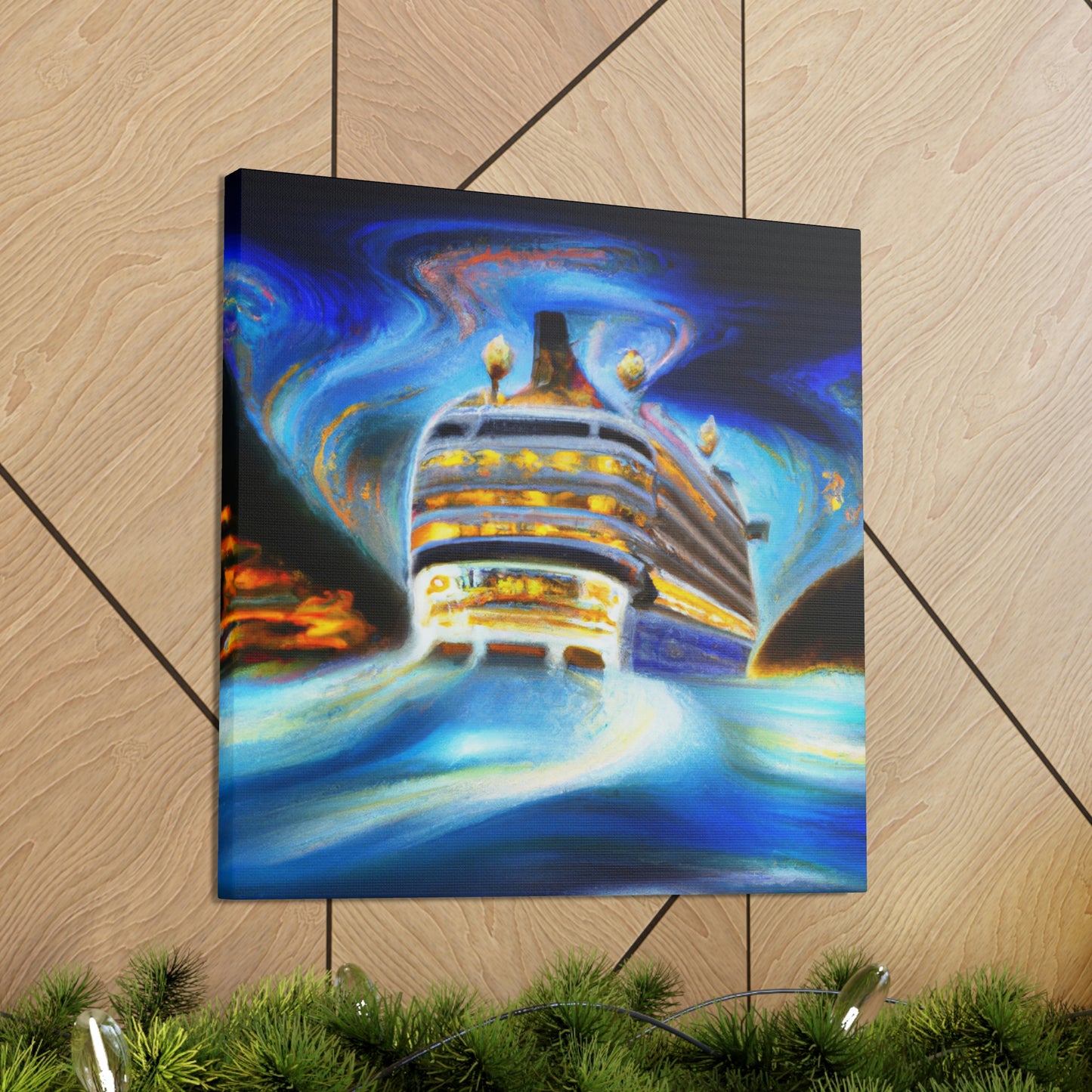 "Cruise Ship Surreality" - Canvas