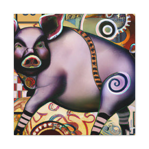 Pig of Affluence. - Canvas