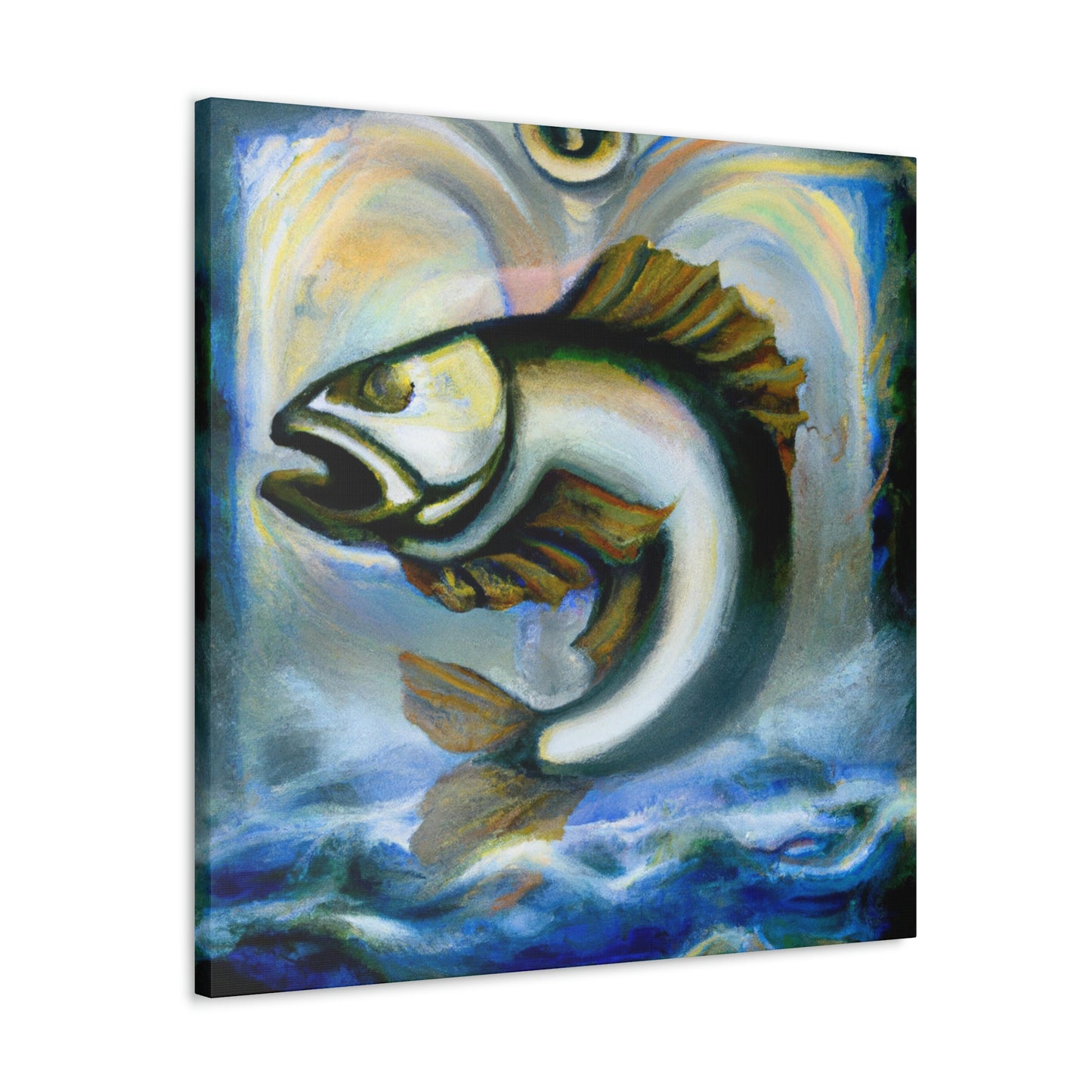 Walleye in Art Deco - Canvas