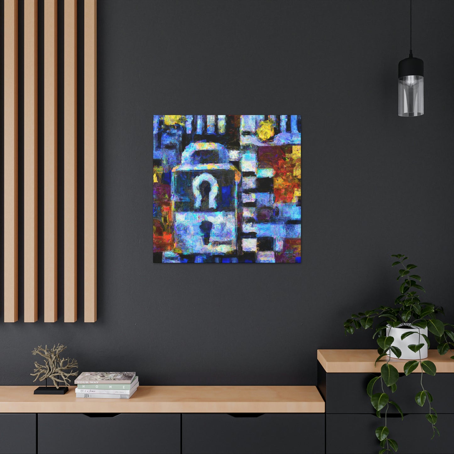 Cybersecurity Impressionism - Canvas