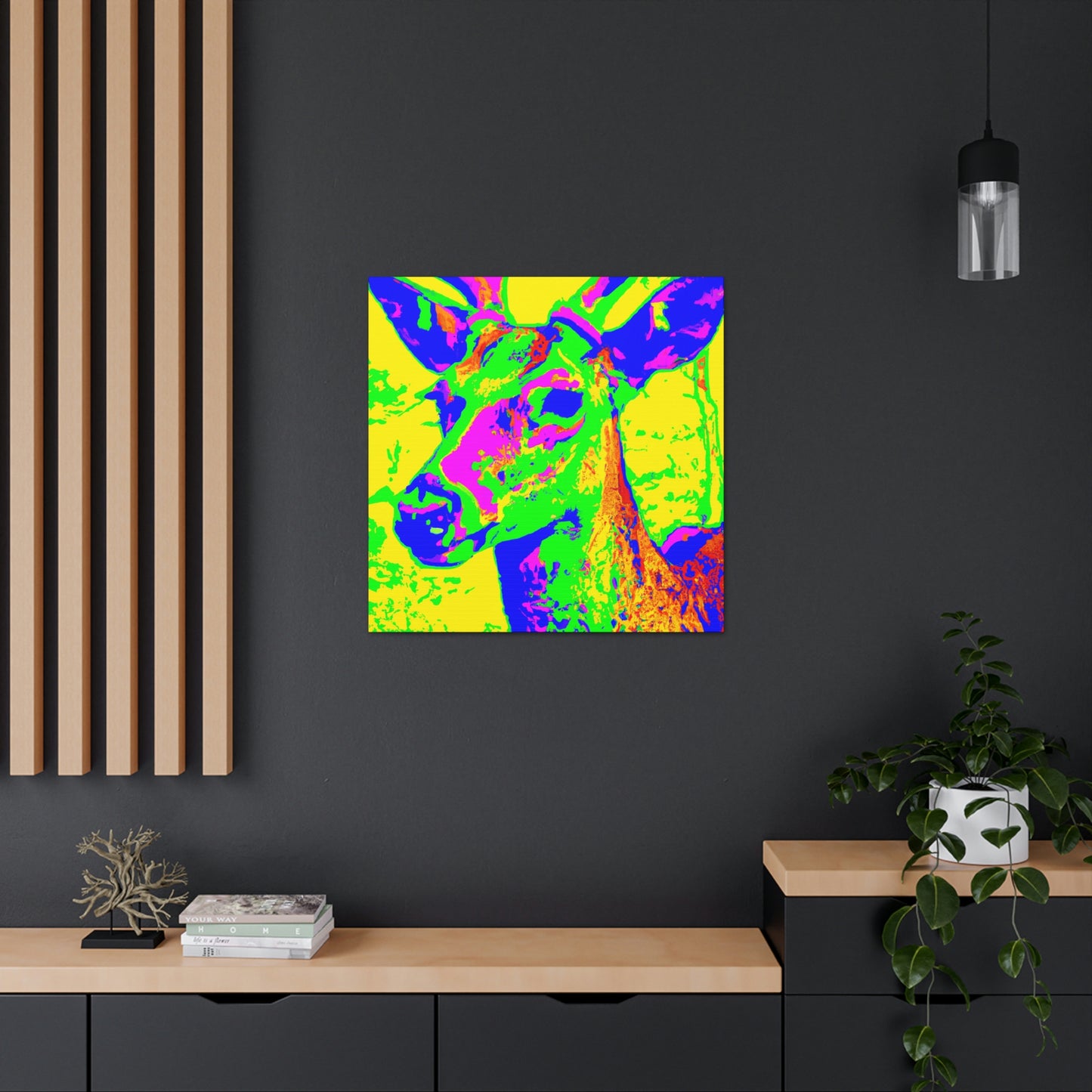 Whitetail Deer Pop Art - Canvas