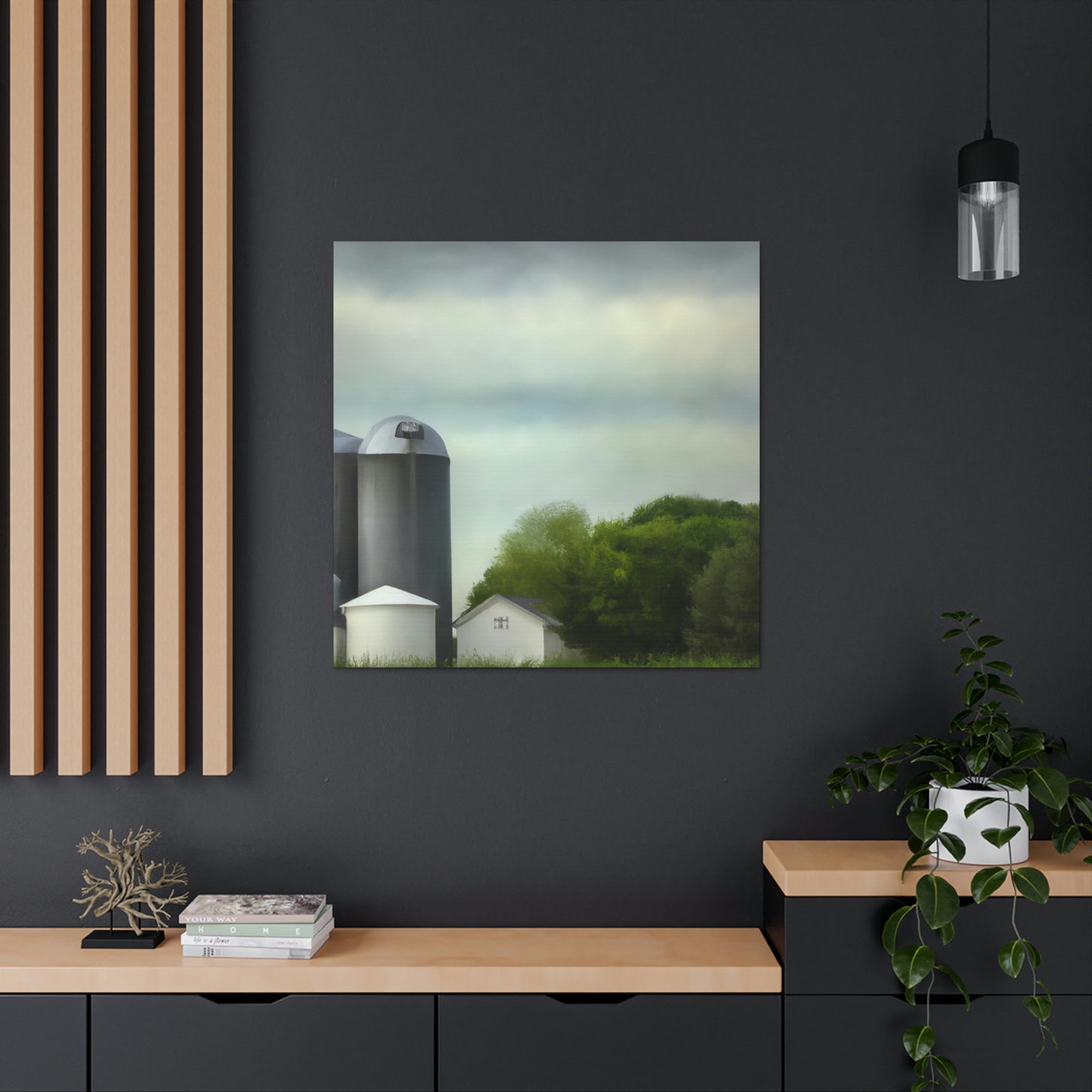 Silo in Monochrome - Canvas