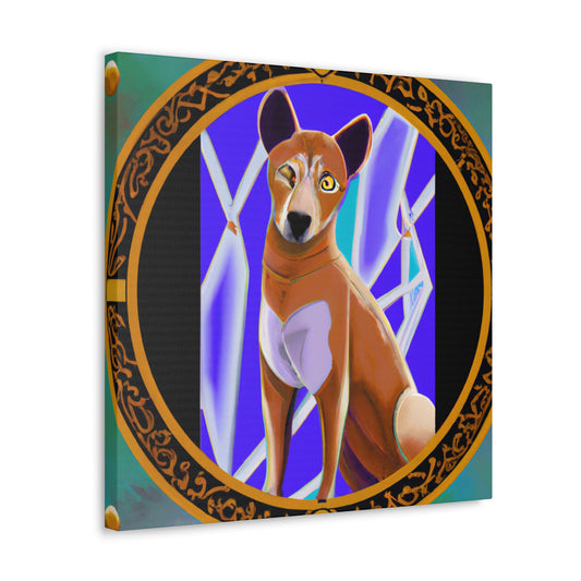 "Dhole's Deco Gleam" - Canvas