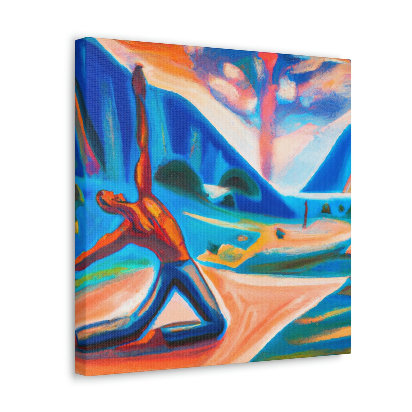 "Yoga at Sunrise" - Canvas