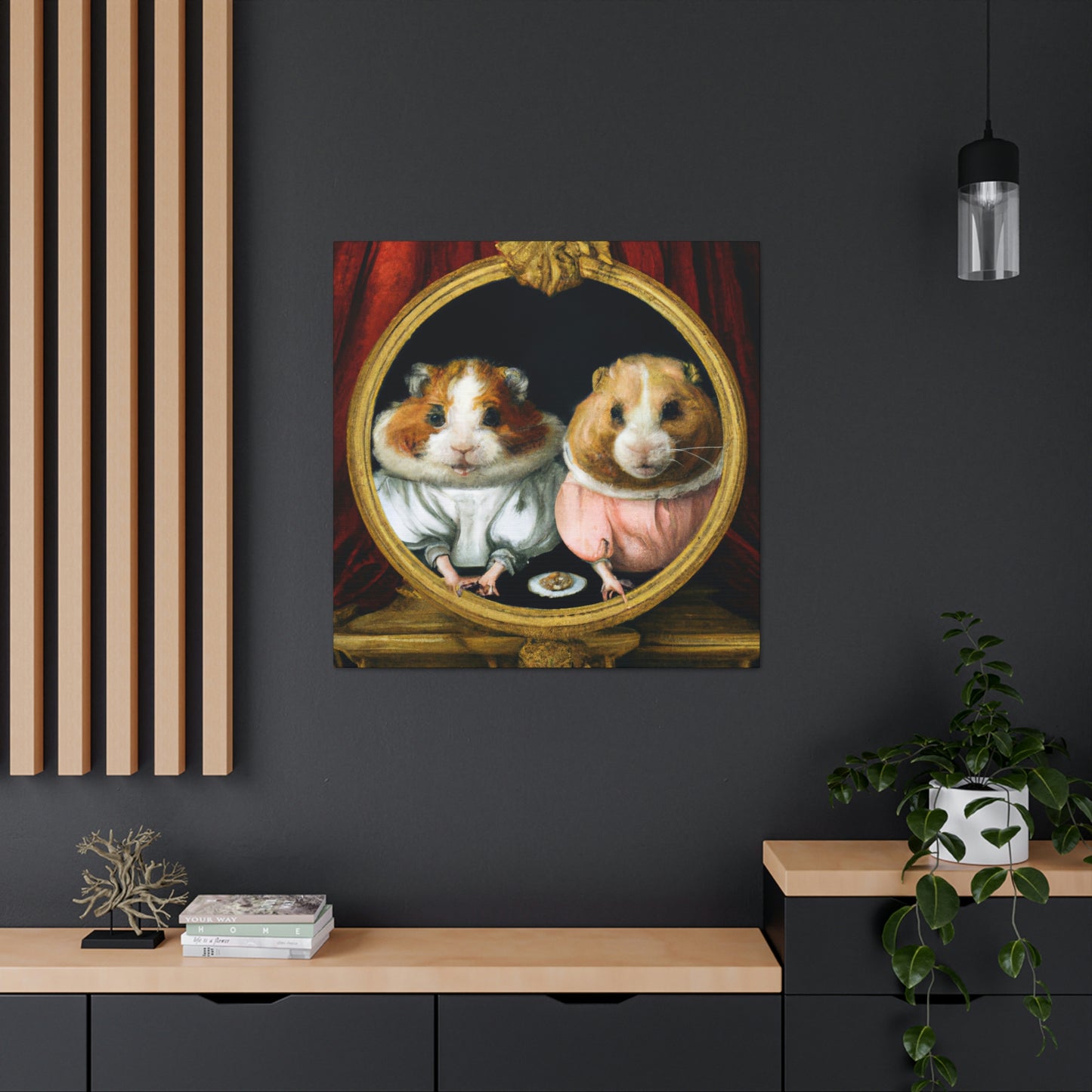 Hamsters in Splendor - Canvas