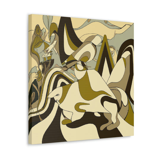 Chipmunk in Deco Style - Canvas