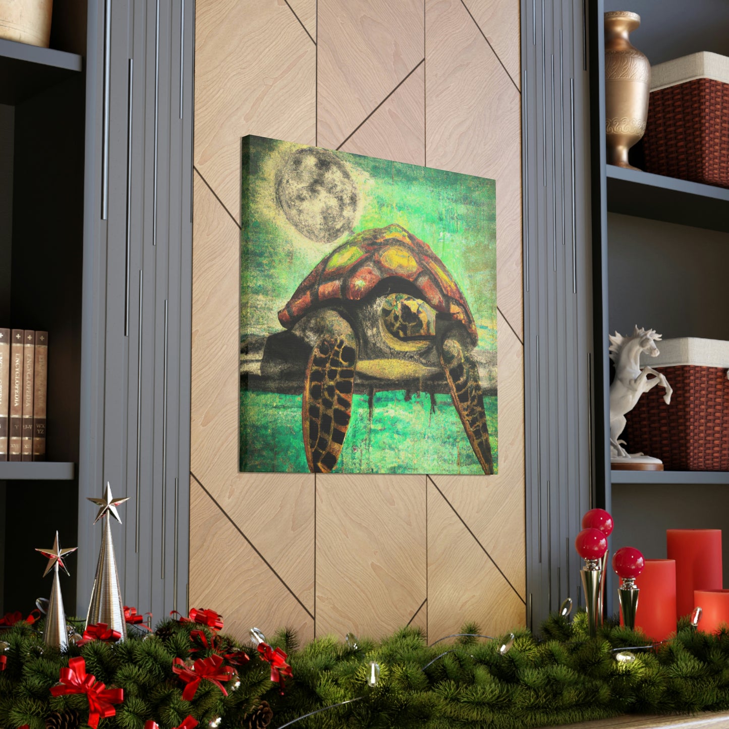 Steampunk Sea Turtle Voyage - Canvas