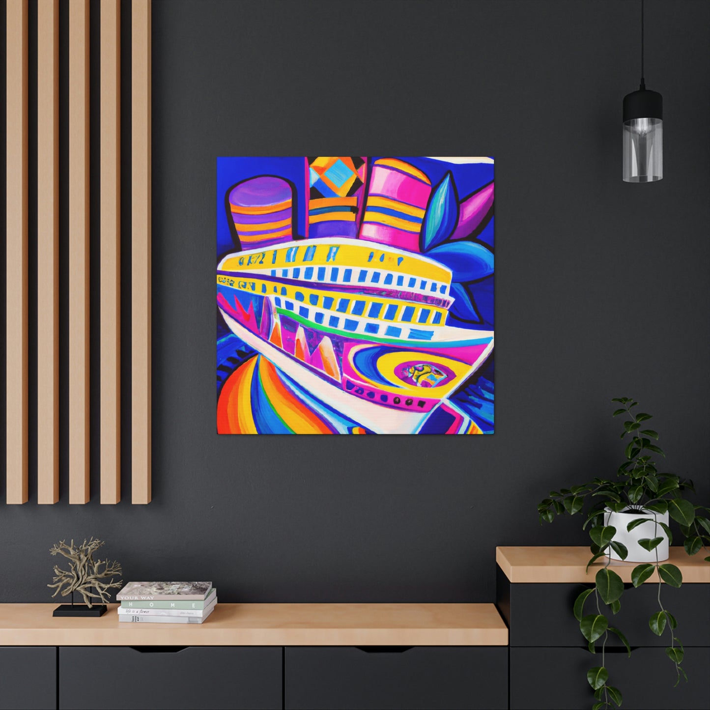 "Cruising the Deco Era" - Canvas