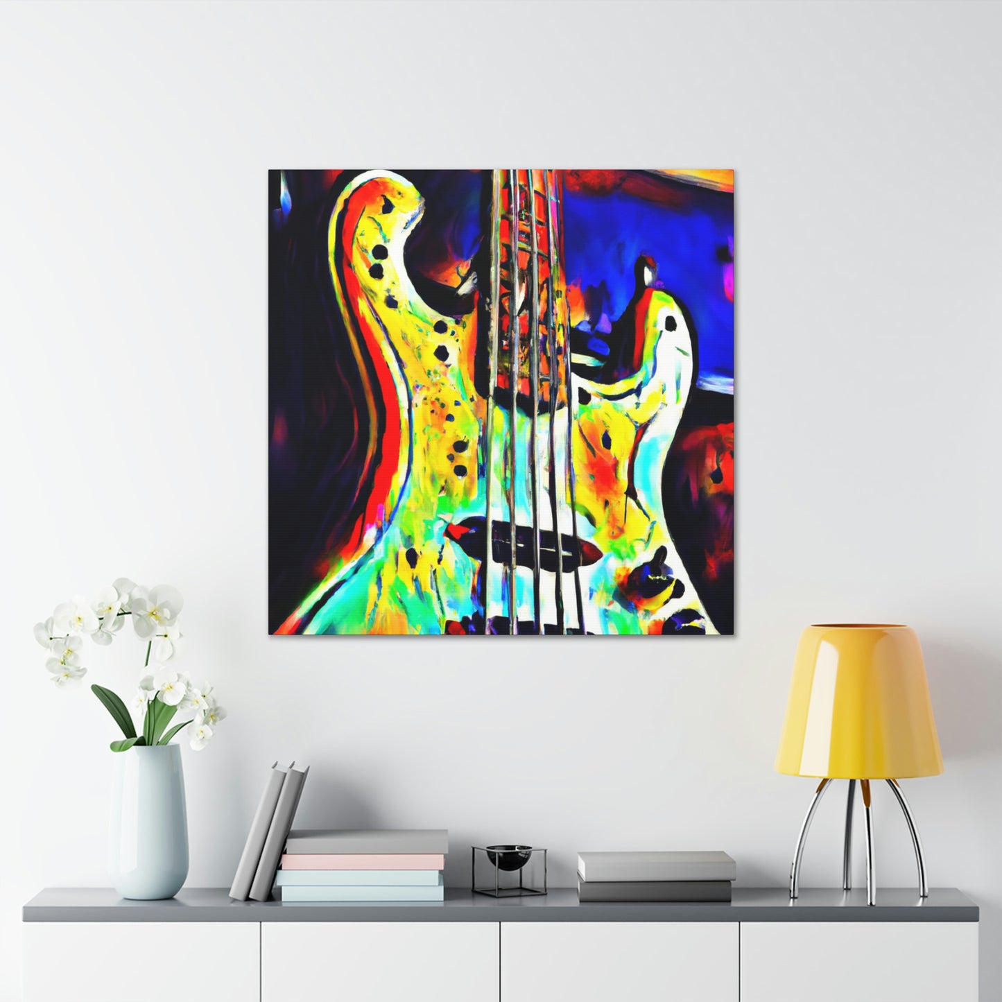 Groove of the Bass - Canvas