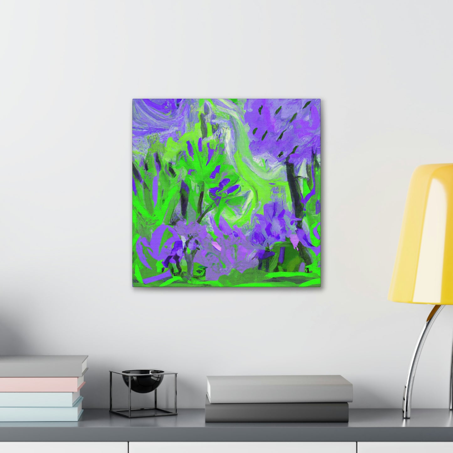 Lilac Expression Abstraction - Canvas