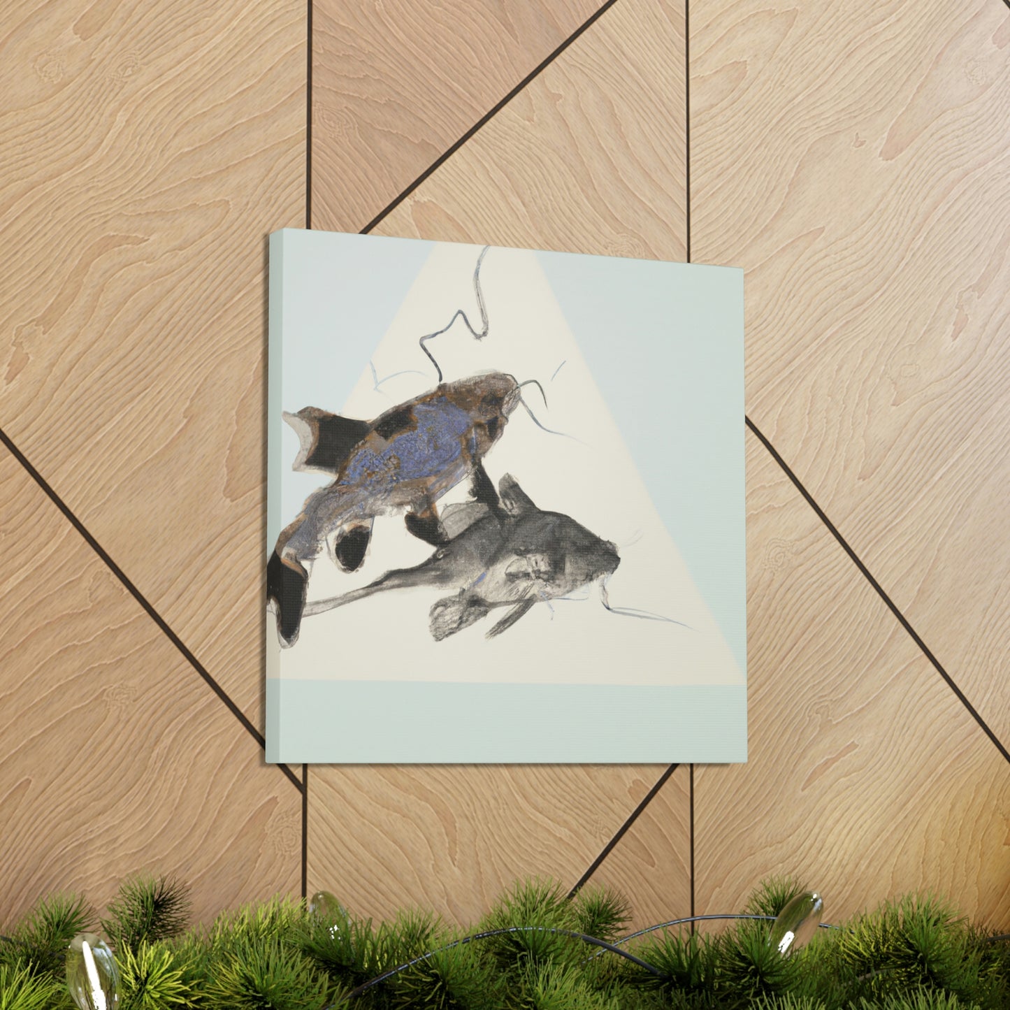 Corydoras Catfish Minimalism - Canvas