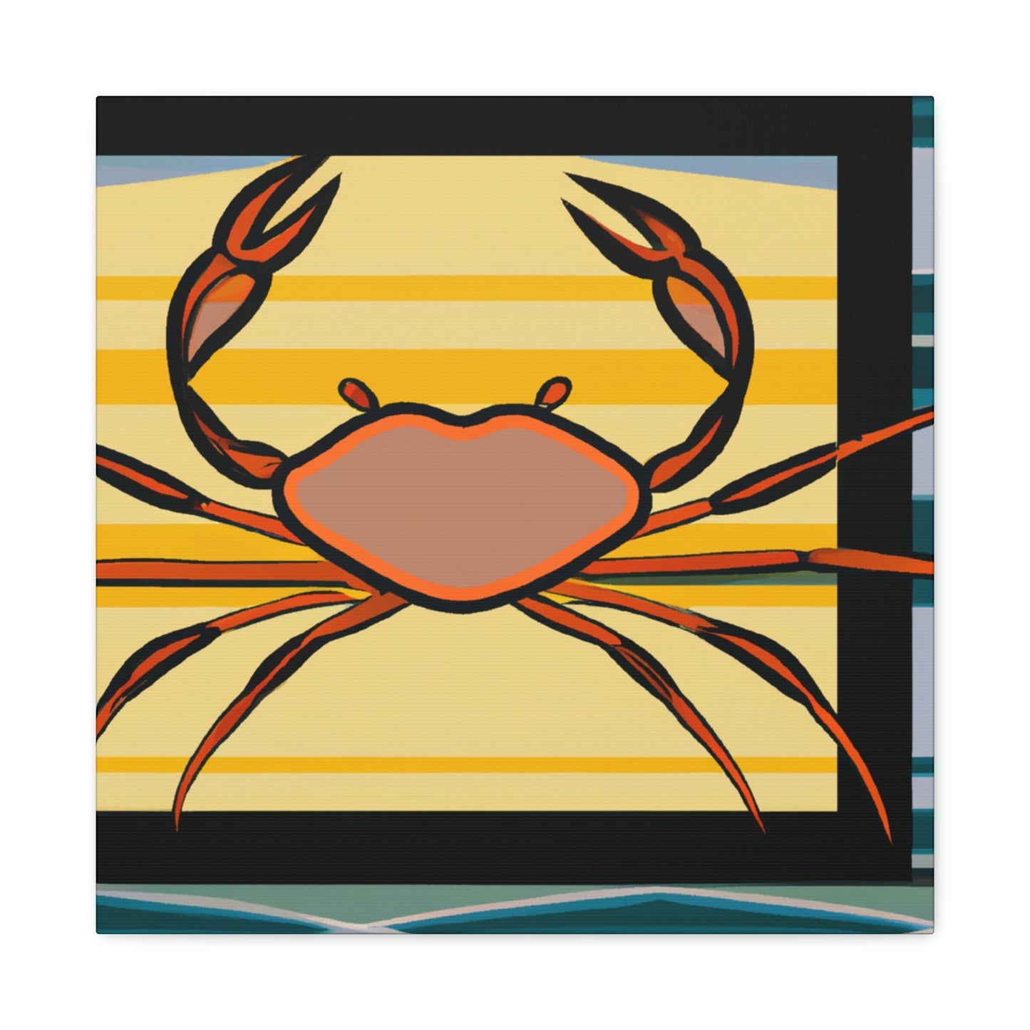 Crab in DecoGlamour - Canvas