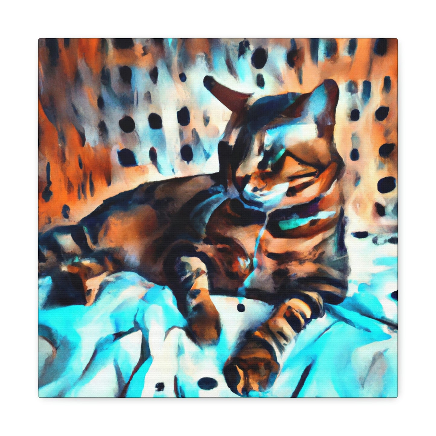 "Bengal in Abstraction" - Canvas