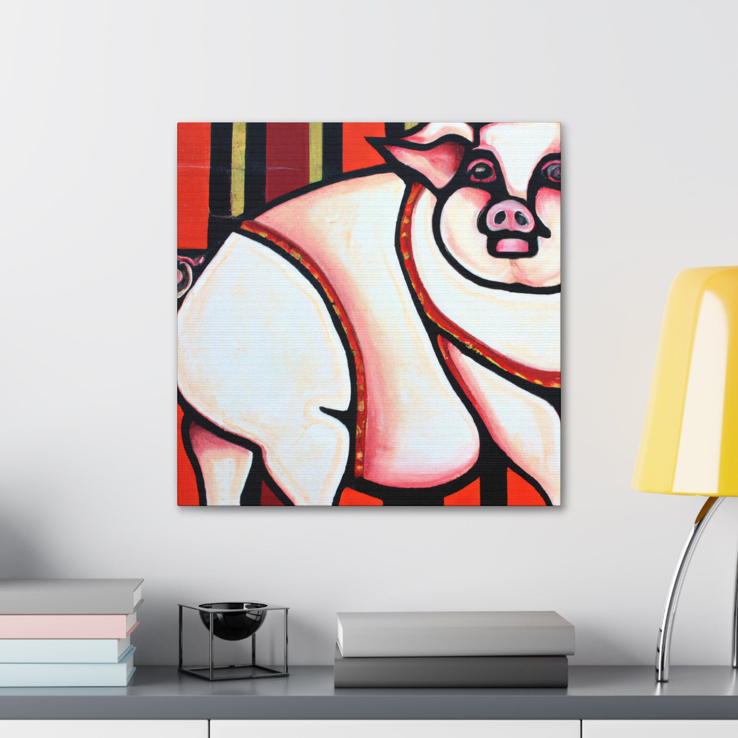 Porky Pig Patterned - Canvas