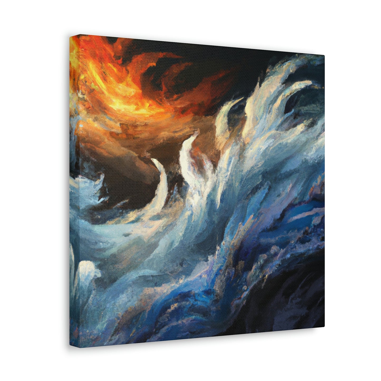 Oceans of Brilliant Hues - Canvas