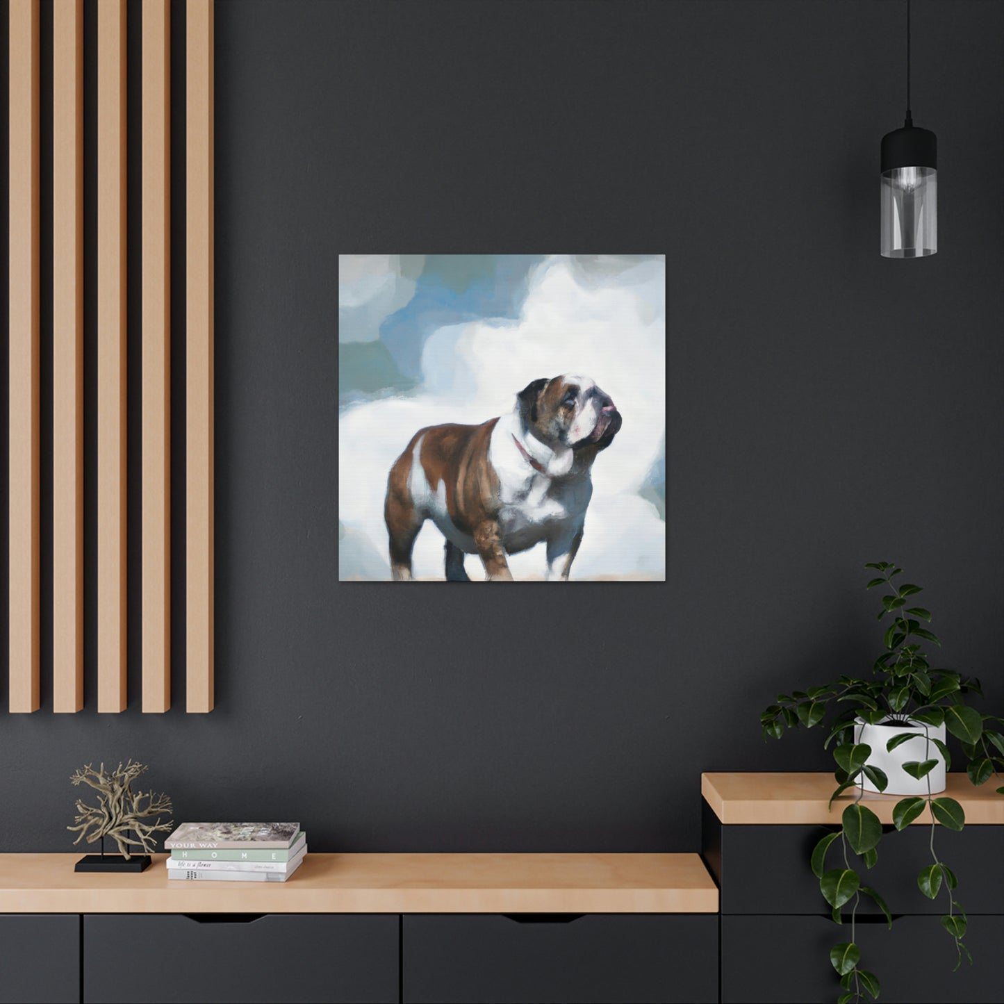 "English Bulldog Simplicity" - Canvas