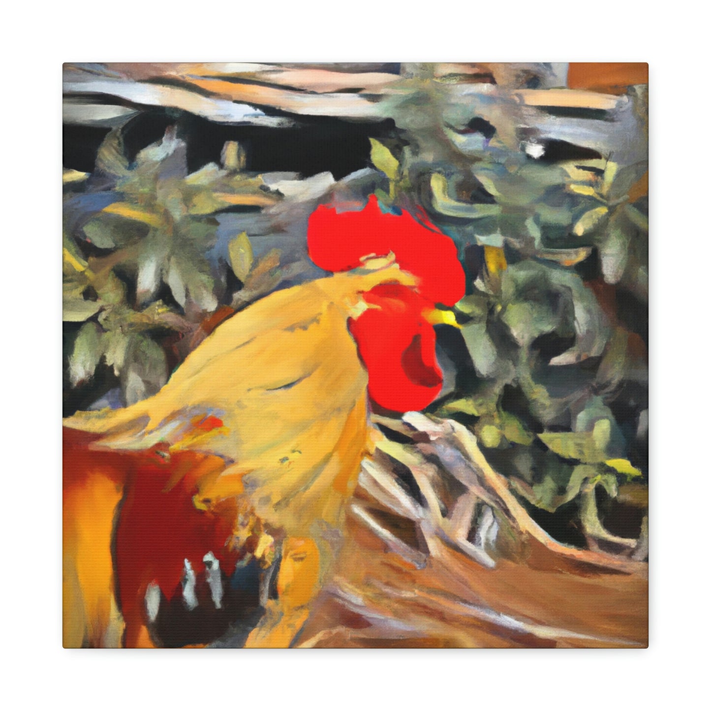 "The Cocky Rooster" - Canvas