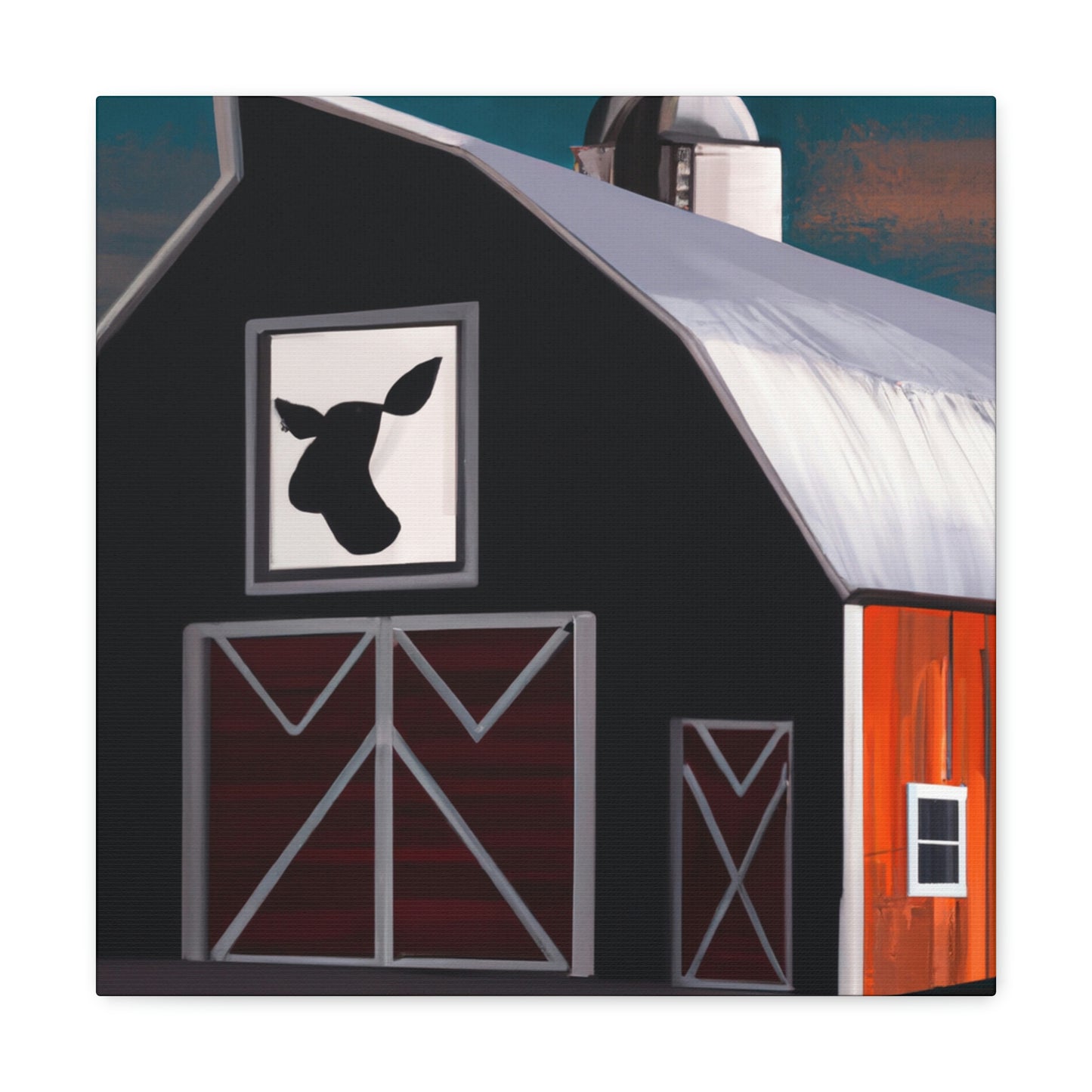 "Barn of Deco Dreams" - Canvas