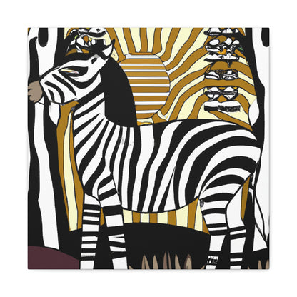 "Zebra's Glorious Strides" - Canvas