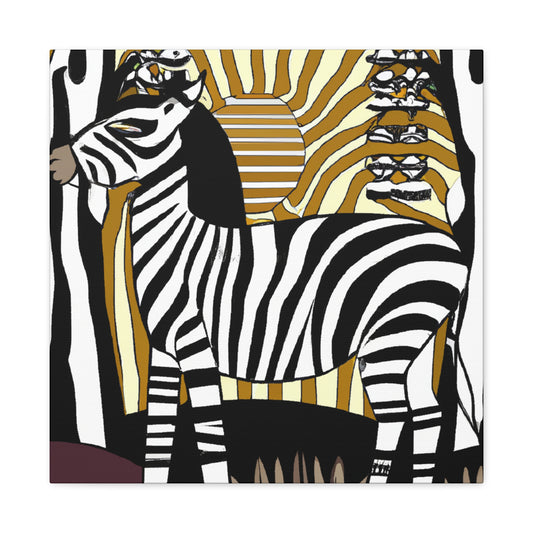 "Zebra's Glorious Strides" - Canvas