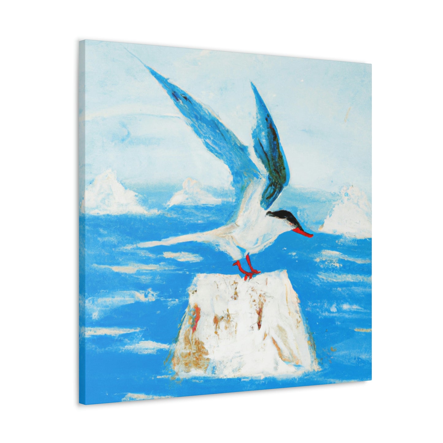 Terns in Serene Flight - Canvas