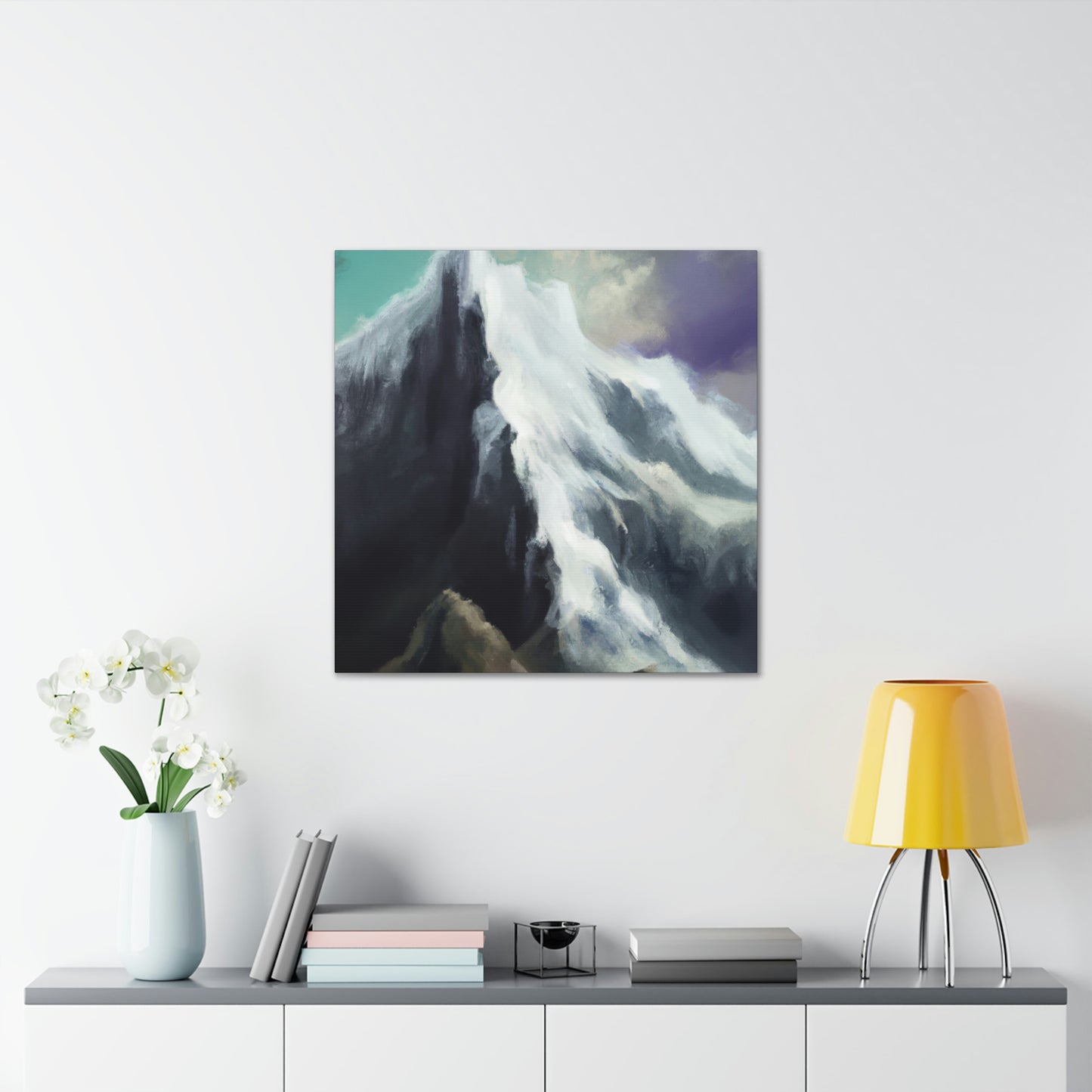 "Snowy Mountain Majesty" - Canvas