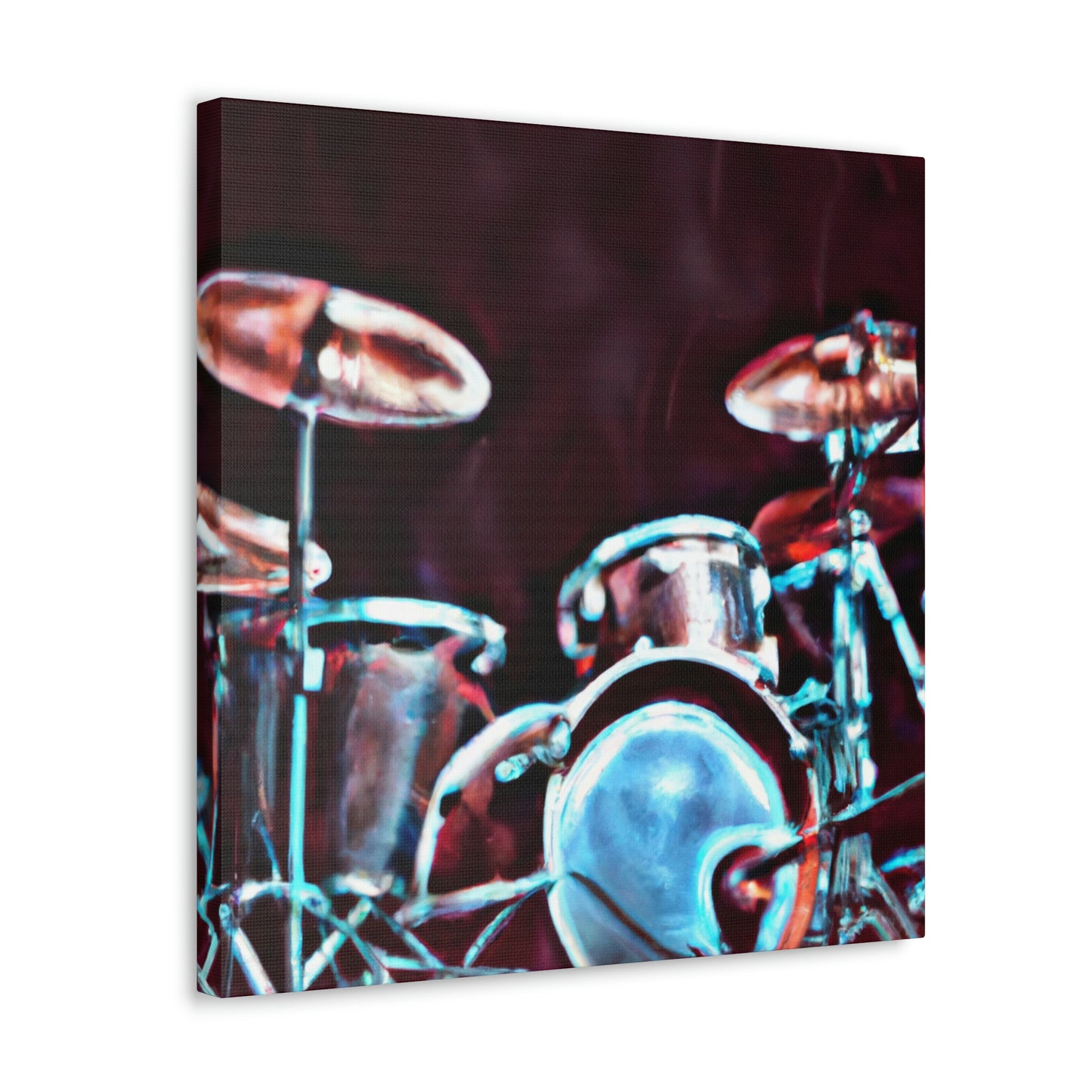 "Rock the Drum Set" - Canvas