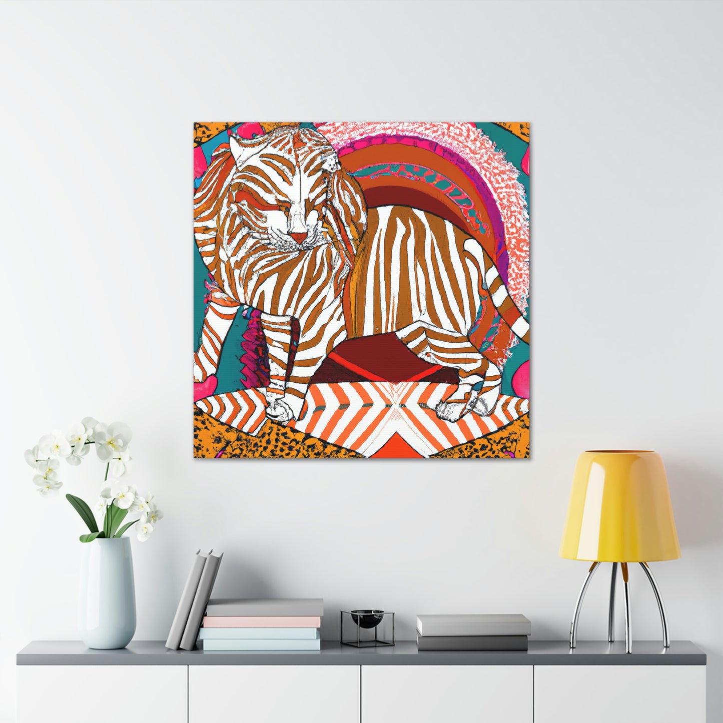 Tiger in the Jazz Age - Canvas