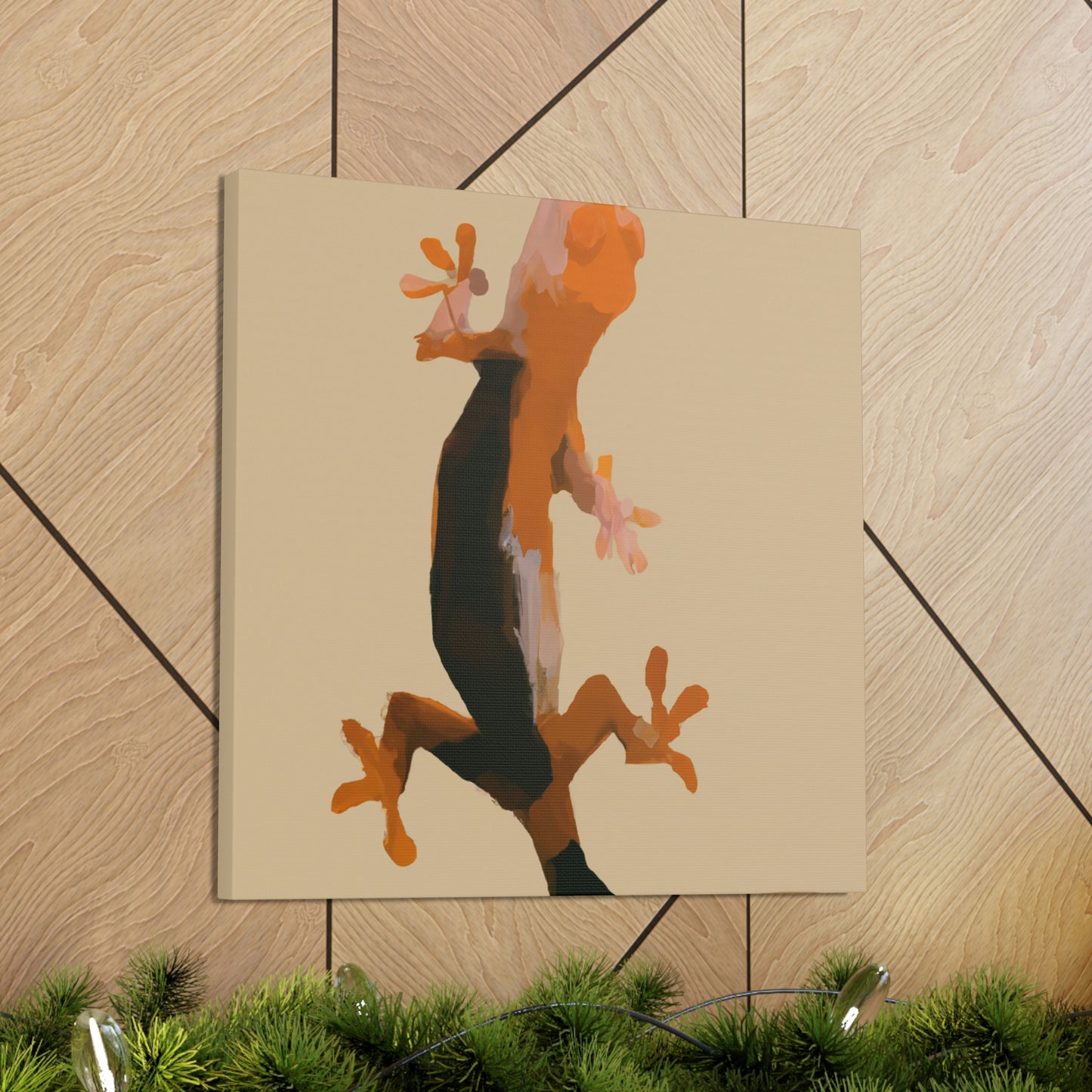 Crested Gecko Simplicity - Canvas