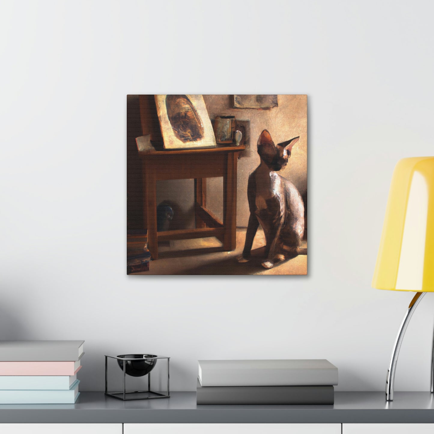 Cat-Shaped Dreamscape - Canvas