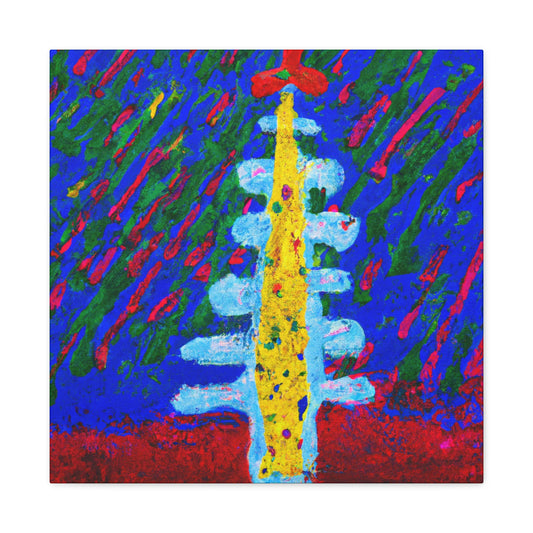 Christmas Tree Reflection - Canvas