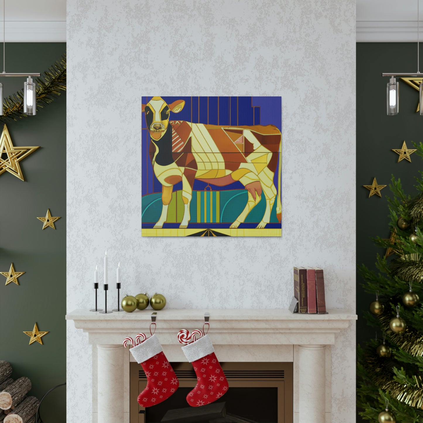 Jersey Cow Pegasus Float - Canvas