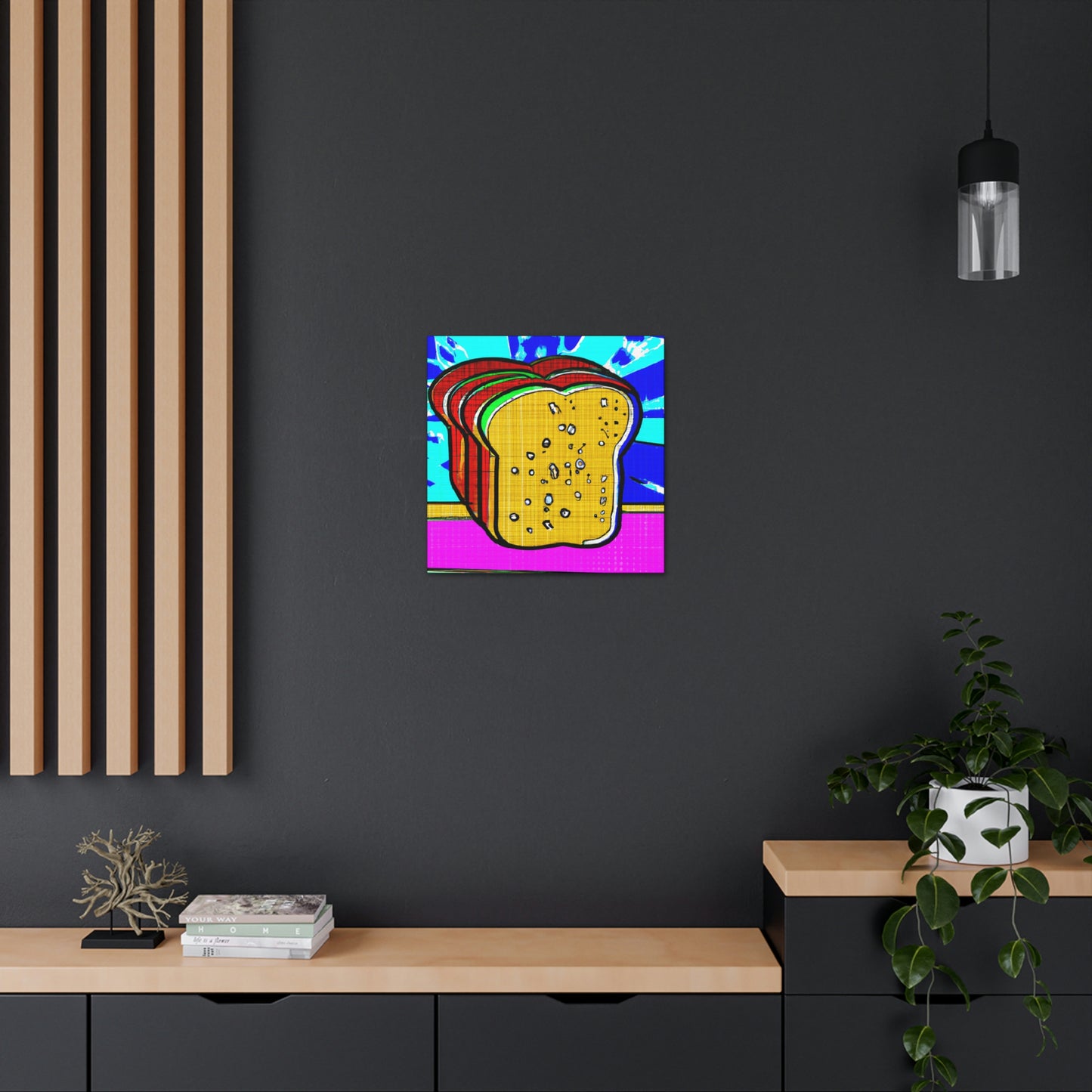 Bread in Pop Art - Canvas