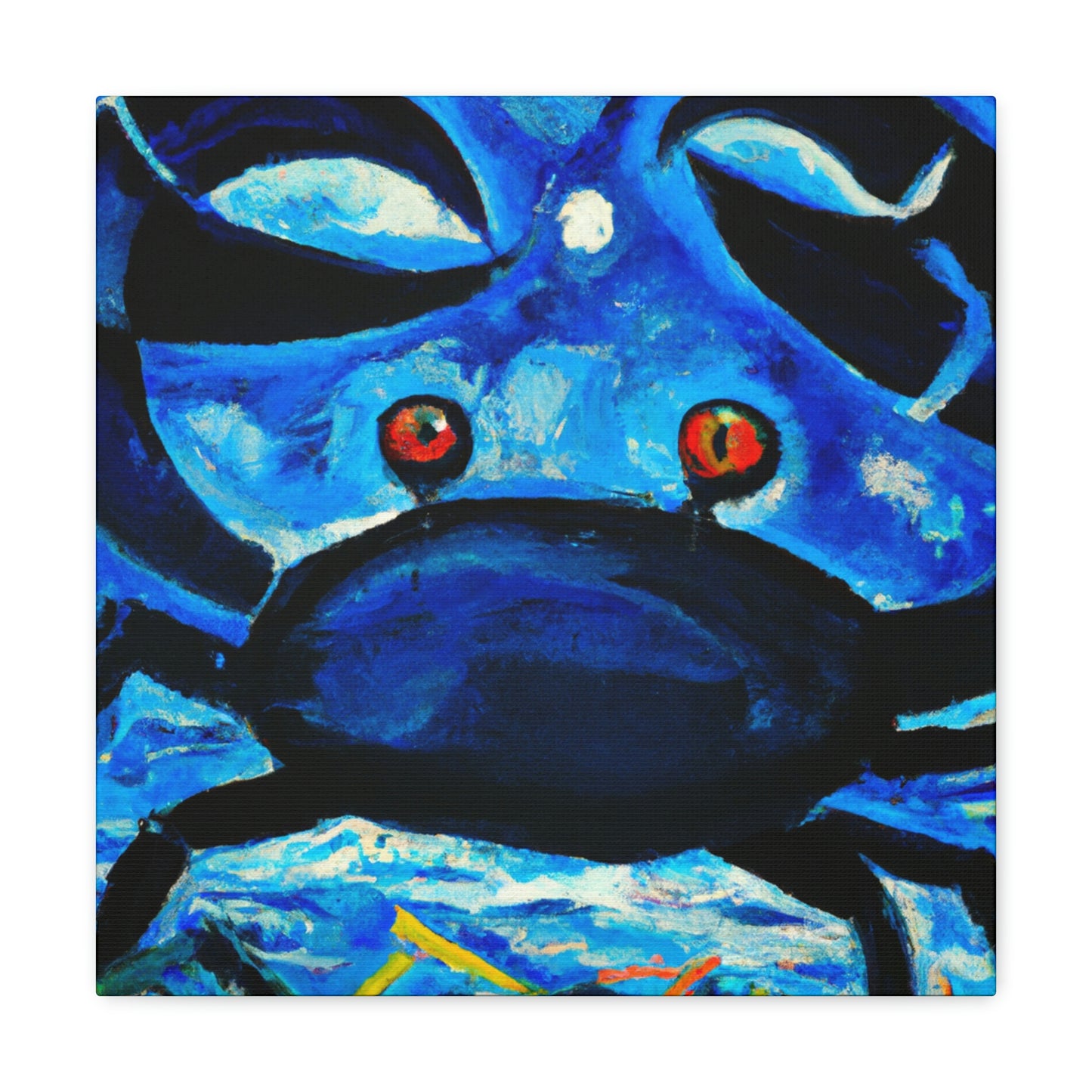 Crab March Expressionism - Canvas