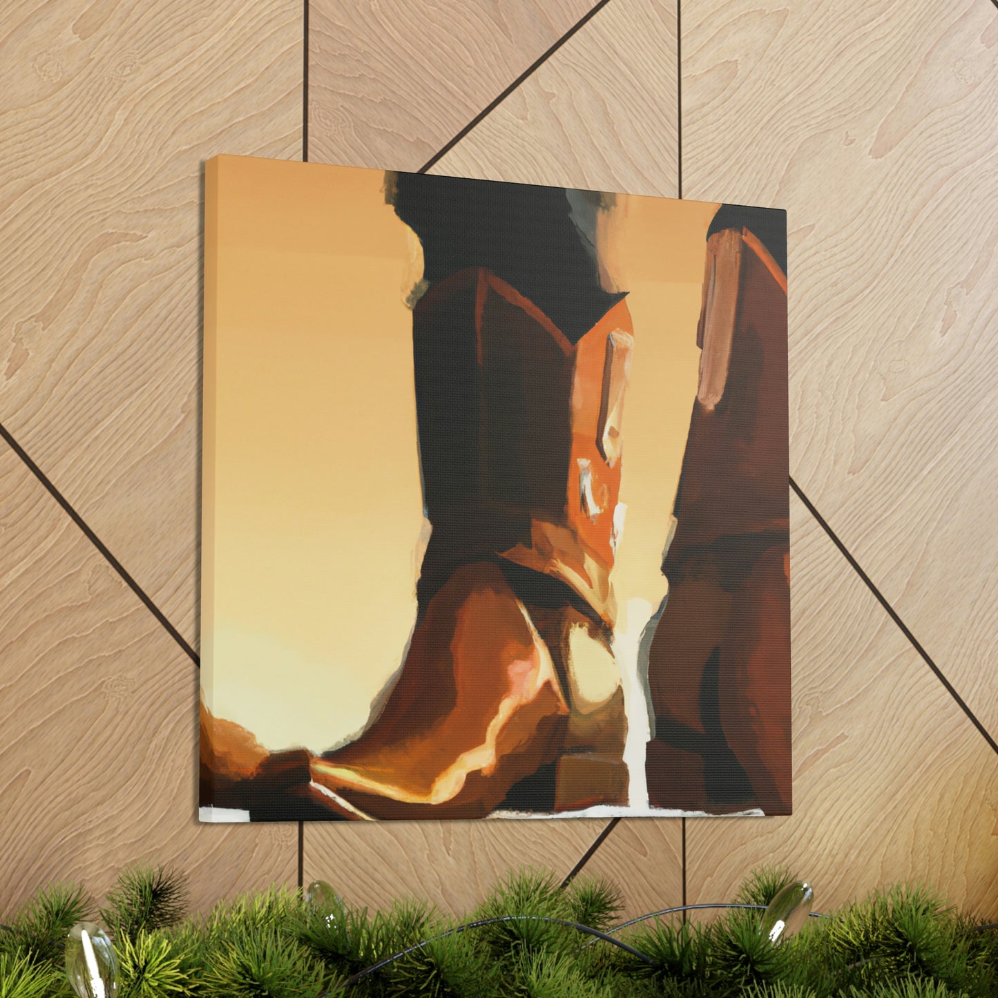 "The Boot: Minimalist" - Canvas