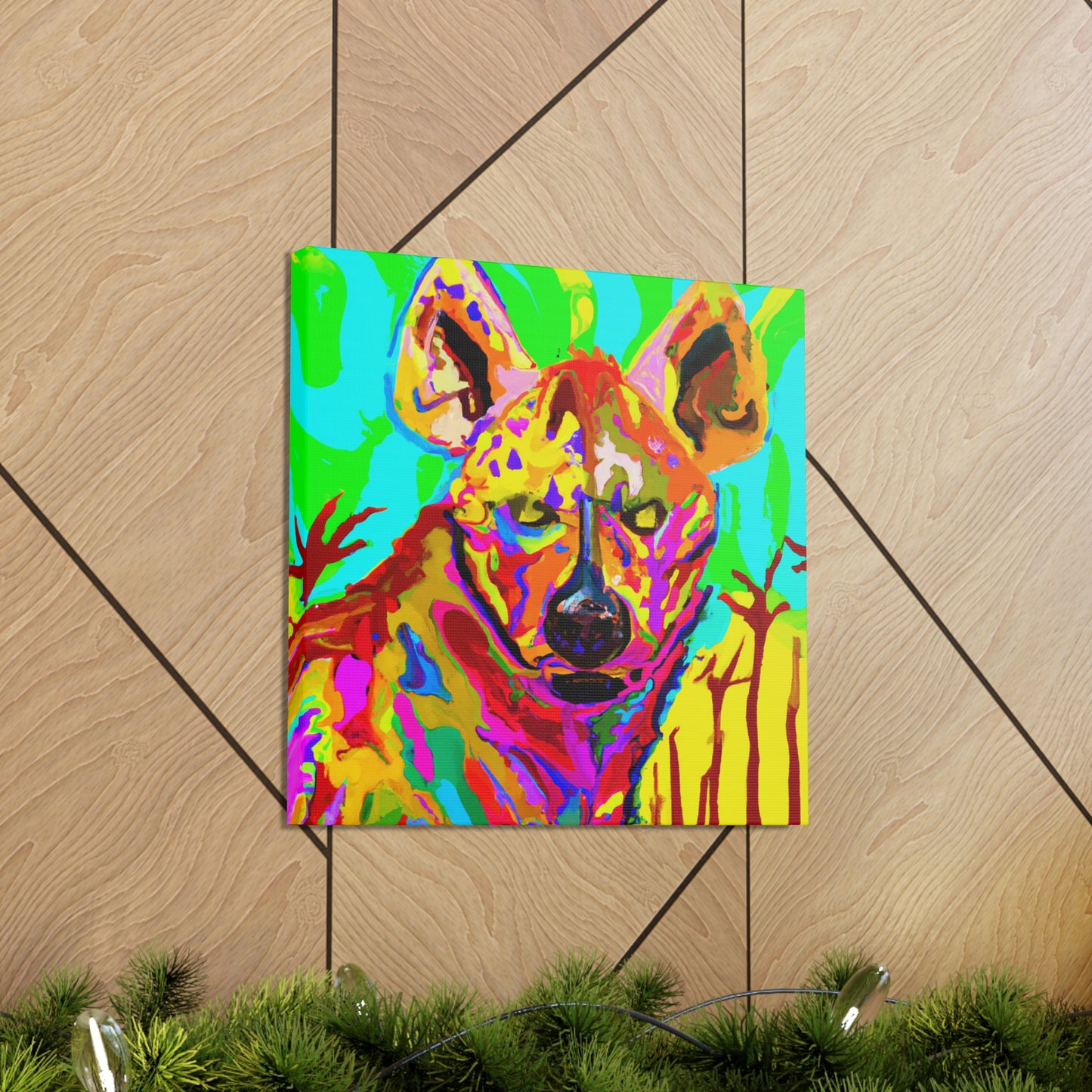 "Hyena in the City" - Canvas