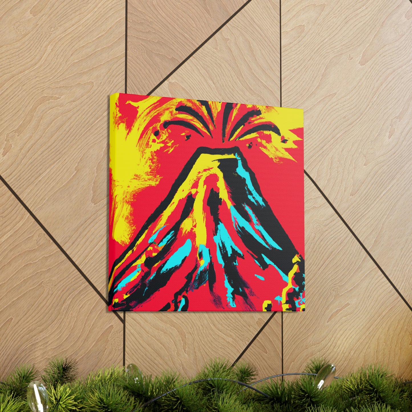 Volcano's Explosive Fury - Canvas