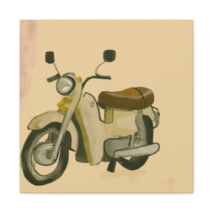 Motorcycle in Monochrome - Canvas