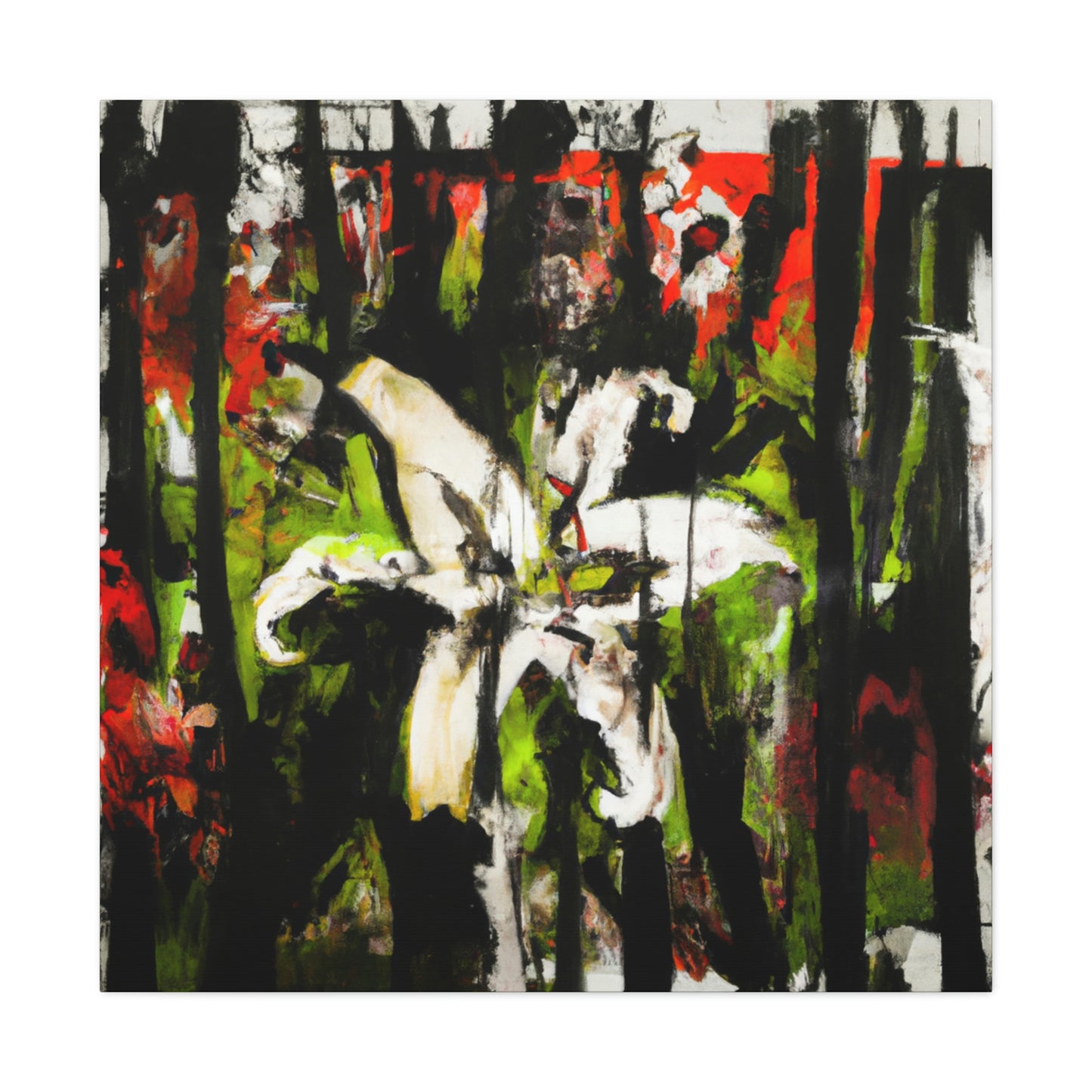 Lily in Expressionism - Canvas