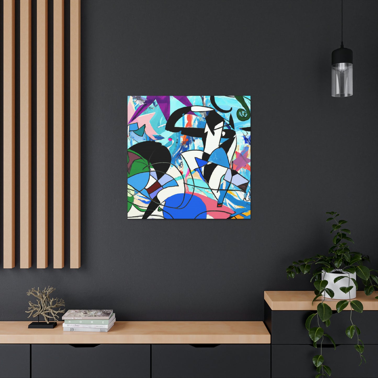 Neptune in Art Deco - Canvas