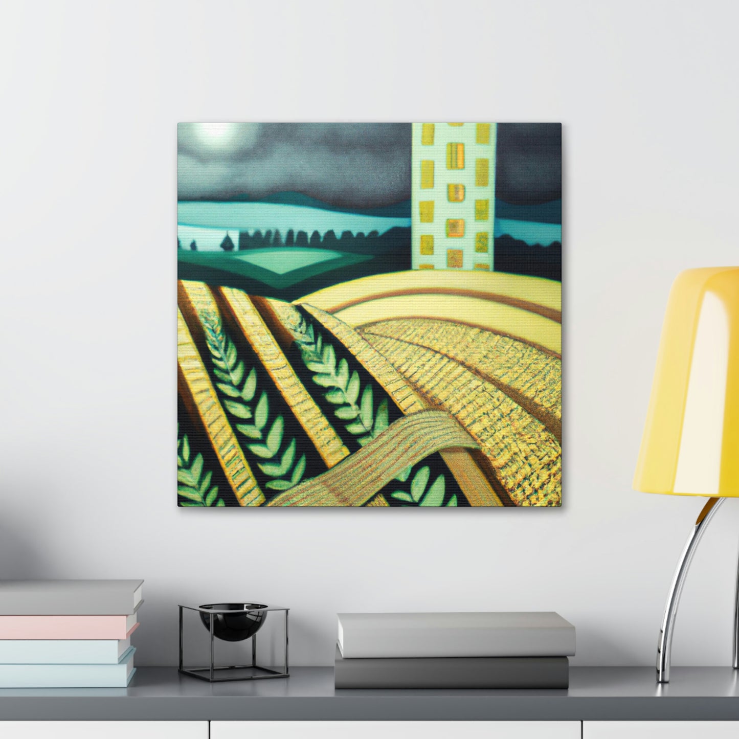 "Tranquil Wheat Harvest" - Canvas