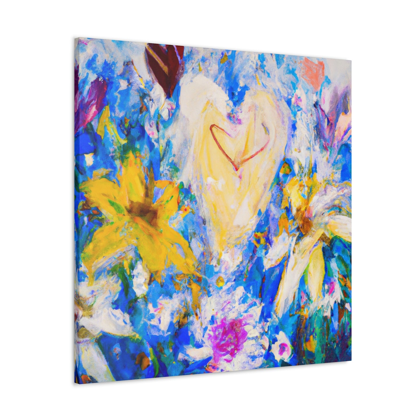 "Love Blossoms Forever" - Canvas