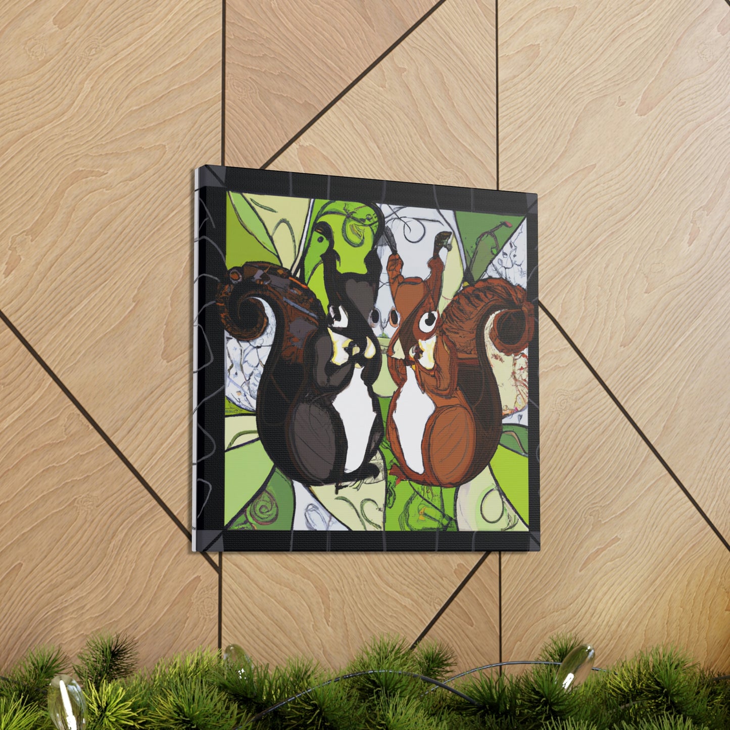 Squirrels in Motion - Canvas