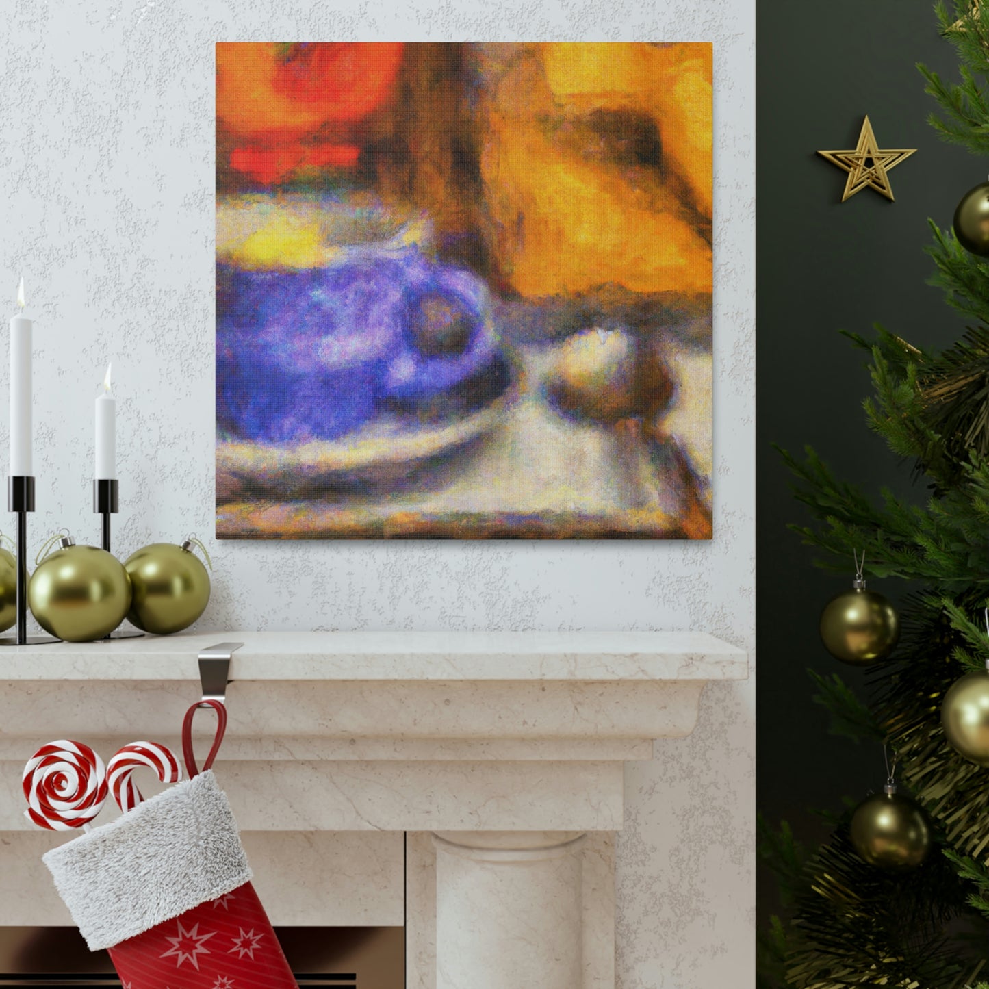 Coffee Cup Fauvism - Canvas