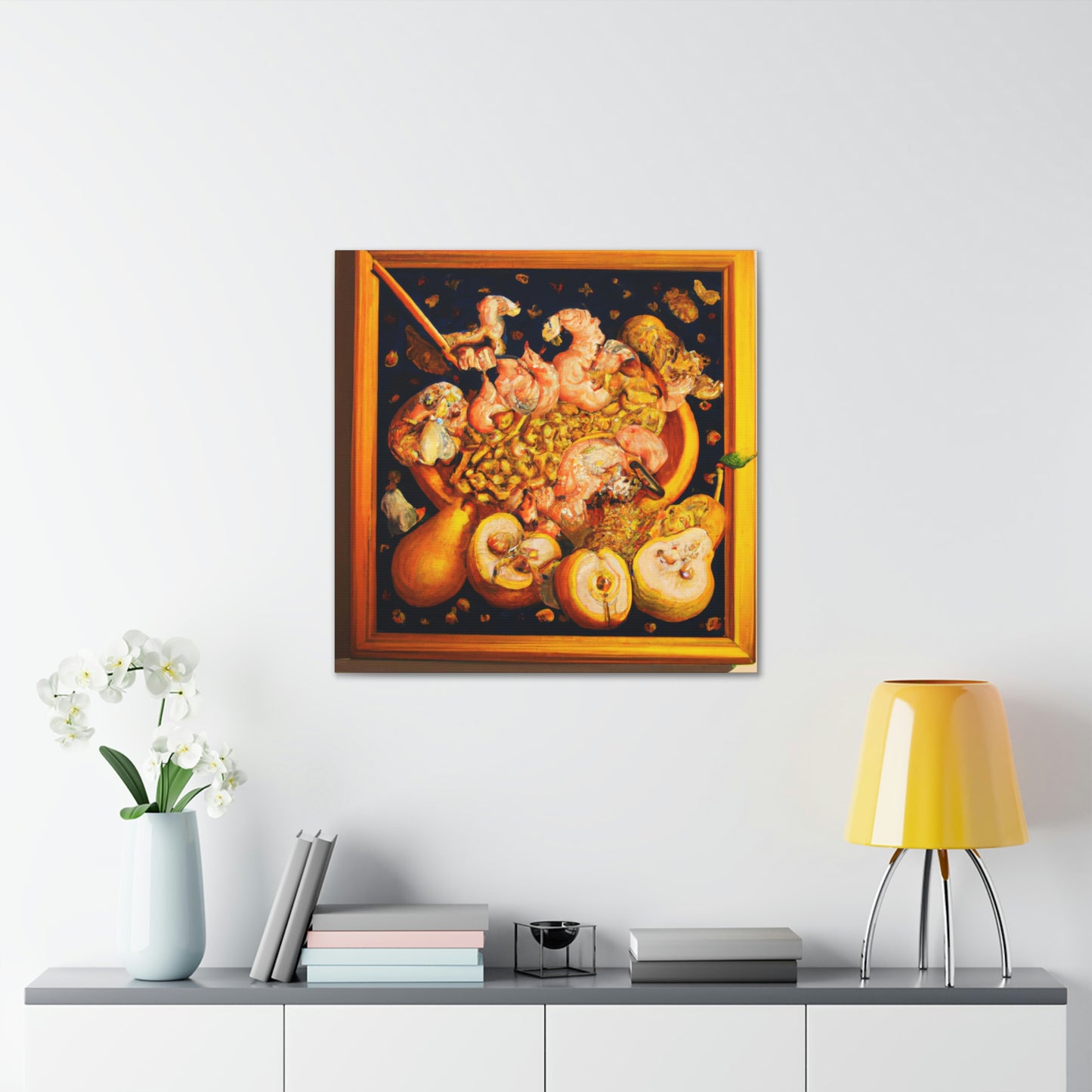 Baroque Pointillism Splendor - Canvas