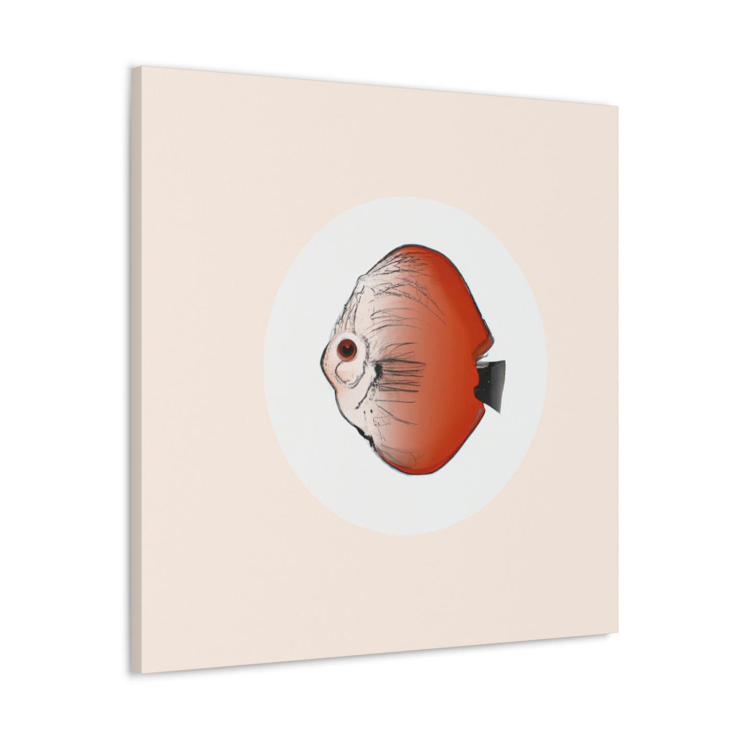 Serene Sunlit Discus - Canvas