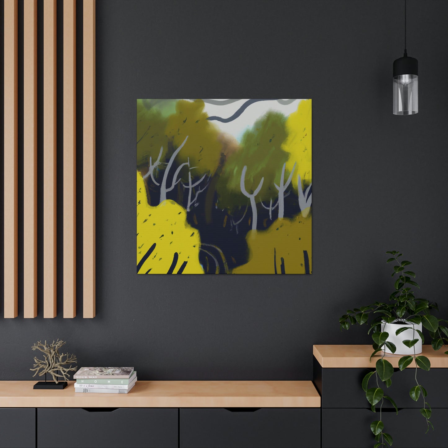 "Forest Dreams: 1940s" - Canvas