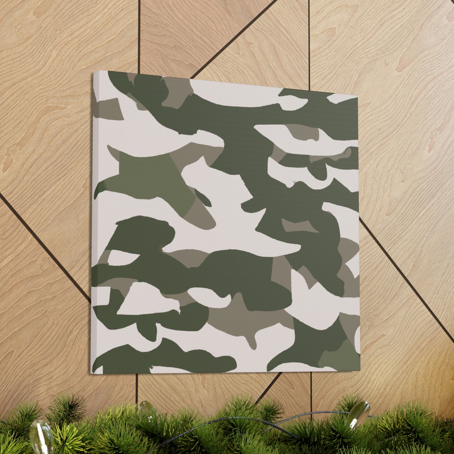 "Camouflage in Monochrome." - Canvas